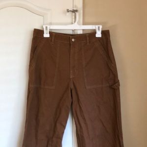 High Waisted Brown Pants